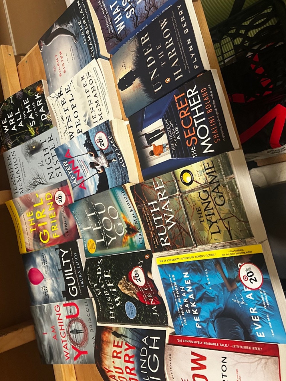 Psychological Thriller Mystery Suspense Paperback Book Lot (17 Books) Ware Jewel